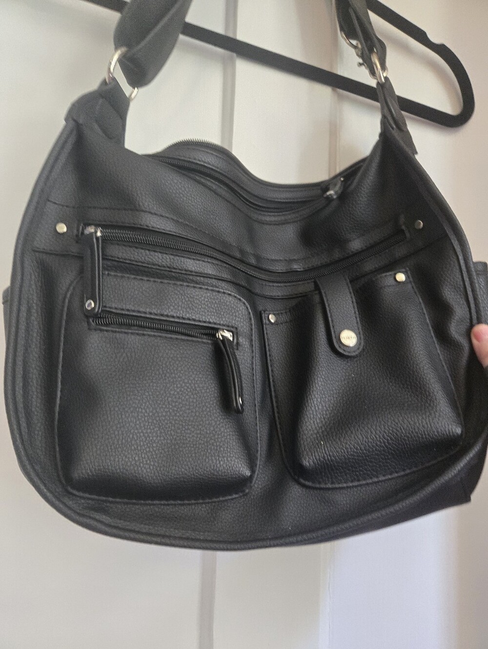 Classic Black Women’s Shoulder Bag - Spacious Everyday Tote
